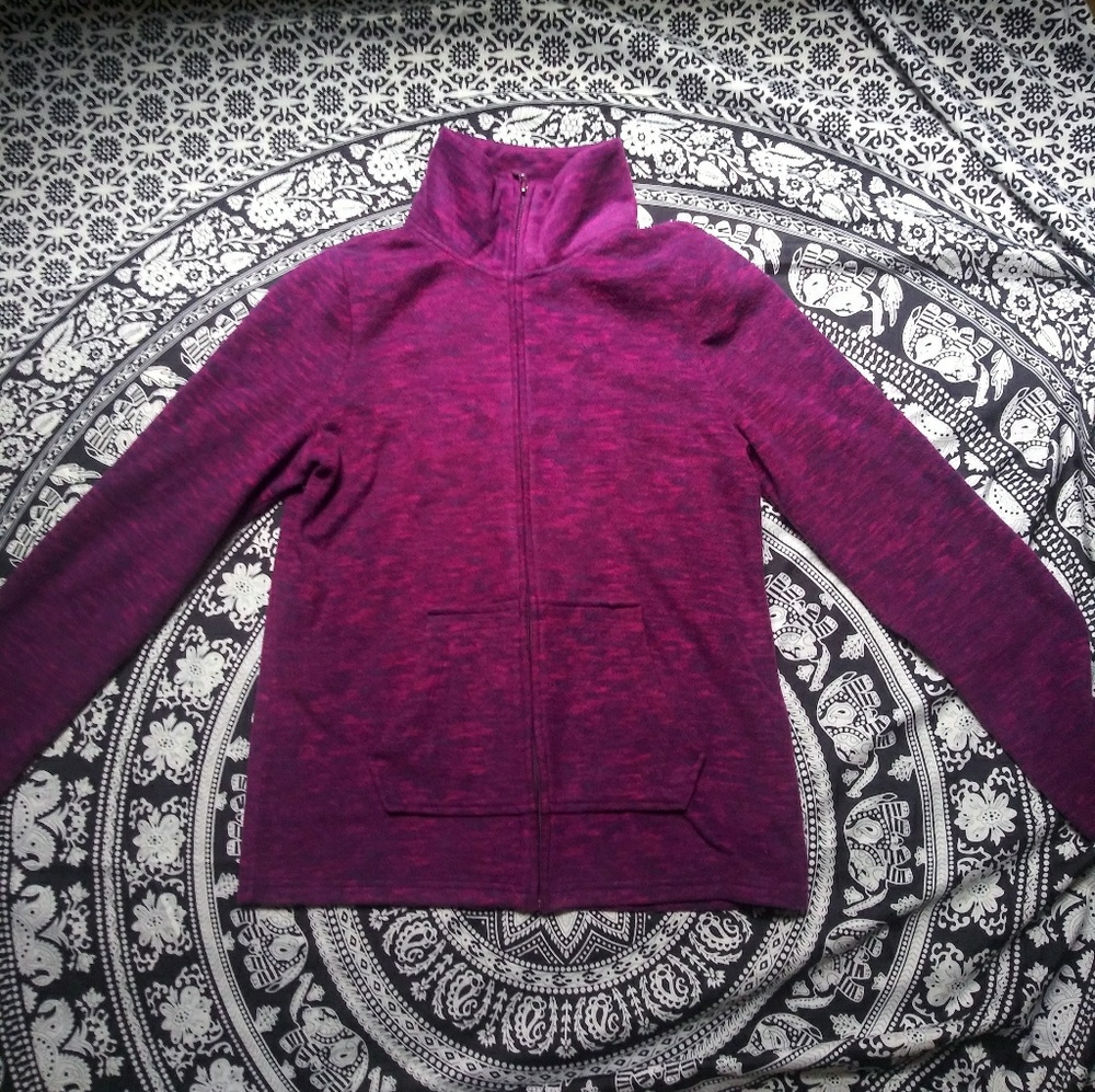 Purple Sonoma Fleece Sweater